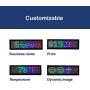 VBLab Four Colors Wireless Bluetooth LED Name Badge (Multicolored)