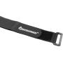 Reusable Cinch Straps 2'' x 20'' - 6 Pack, Multipurpose Strong Gripping, Quality Hook and Loop Securing Straps (Black)