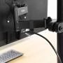 VIVO Steel Universal Full Motion Pole Mount Monitor Arm with Removable 75mm and 100mm VESA Plate, Fits 17 to 32 inch Screens, Black, MOUNT-POLE01A VIVO Steel Universal Full Motion Pole Mount Monitor Arm with Removable 75mm and 100mm VESA Plate, Fits 17 to 32 inch Screens, Black, MOUNT-POLE01A