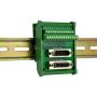 CZH-LABS DIN Rail Mount DSUB DB26HD Male/Female Header Interface Module, D-SUB Breakout Board.