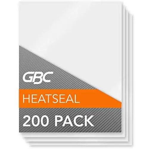 Swingline GBC Laminating Sheets, Thermal Laminating Pouches Letter Size, 3mil, UltraClear, 200 Pack (3747143)