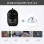 INQMEGA FHD 1080P WiFi Home IP Camera, Indoor Pan/Tilt 2.4Ghz Wireless Security Camera,Nanny cam with Auto Tracking, Cloud Service, Night Vision, Two Way Audio for Baby/Elder/Pet (Black)