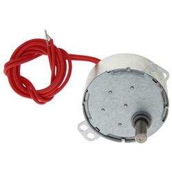 Fielect 1Pcs Synchronous Motor AC 12V 4-5RPM Turntable Motor CW/CCW Direction 4W TYC-50 Horizontal Hole Shaft