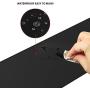 Large Gaming Mouse Pad XXL/Extended Mat Desk Pad/Mouse pad Long Non-Slip Soft Rubber Bottom Keyboard Pad/Mice Pads Mouse Desk Pad Stitched Edges Use for Laptop (Red Edge, 27''x12''x0.2'')