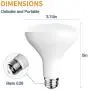 Amico 12 Pack BR30 LED Bulb 9W=65W, 4000K Cool White, 650 LM, E26 Base, Dimmable, Indoor Flood Light for Cans - UL & Energy Star