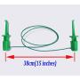 BrightTea Mini SMD Ic Single Hook Clip Electronics MiniGrabbers to MiniGrabbers Wire Lead Test 8 pairs packing