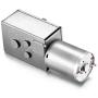 uxcell DC 24V 30RPM Worm Gear Motor 6mm Shaft High Torque Turbine Reducer