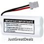 JustGreatDealz Battery BT-1021 BT1021 BBTG0798001 for Uniden Cordless Handset Telephones (2-Pack)