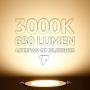 TORCHSTAR Basic Series 10W 4 Inch Low Profile Ultra-Thin Recessed Ceiling Light with Junction Box, 3000K Warm White Dimmable Can-Killer Downlight, 650lm 80W Eqv. ETL and Energy Star, Pack of 4