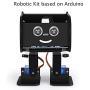 ELEGOO Penguin Bot Biped Robot Kit Compatible with Arduino Project with Assembling Tutorial,STEM Kit for Hobbyists, STEM Toys for Kids and Adults, Black Version