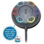 Kensington Smartsockets Surge Protector with 16 Cord and 4 USB Charging Ports (K64494NA) Black