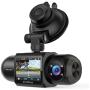 Uber Dual 1080P FHD Built-in GPS Wi-Fi Dash Cam, Front and Inside Car Camera Recorder with Infrared Night Vision, Sony Sensor, Supercapacitor, 4 IR LEDs，G-Sensor, Parking Mode, Loop Recording (D30)