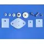 Electronics-Salon Silicon Insulator Bushing Screw and Nut Assortment Kit, Insulator TO-220 TO-247 TO-3P TO-3, Bushing TO-220 TO-220D TO-3 TO-3C TO-3E, Screw M3x8mm M3x12mm, Nut M3.