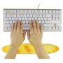 Memory Foam Keyboard Wrist Rest Pad,Soft Toast Bread Baguette Shape Anti-Skid Wrist Rest Support for Office,Computer,Laptop,Keyboard,Slow Bounces Back Foam for Easy Typing & Pain Relief