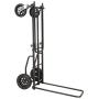 Rock-N-Roller R12STEALTH (All Terrain Stealth) 8-in-1 Folding Multi-Cart/Hand Truck/Dolly/Platform Cart/34'' to 52'' Telescoping Frame/500 lbs. Load Capacity, Black