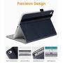 DTTO iPad Mini 4 Case, Premium Leather Folio Stand Cover Case with Multi-Angle Viewing and Auto Wake-Sleep Function, Front Pocket for Apple iPad Mini 4 - Blue