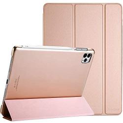 ProCase iPad Pro 11 Case 2020 & 2018, Slim Hard Shell Protective Stand Cover for iPad Pro 11 2nd Gen 2020 (Latest Model) & 1st Gen 2018 [Support 2nd Gen Apple Pencil Charging] -Rosegold