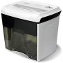 Aurora AU1285MD Compact Desktop-Style High Security 12-Sheet Micro-Cut Paper and CD/Credit Card/Junk Mail Pullout Basket Shredder, White/Black