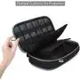 BAGSMART Electronic Organizer Travel Cable Organizer Bag Portable Electronic Accessories Bag for Cable, USB, Black and Grey