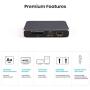 CalDigit USB-C Gen2 10Gb/s SOHO Dock - Up to 4K 60Hz, HDMI 2.0b, HDR, DisplayPort 1.4, 10Gb/s USB A & USB C, UHS-II microSD and SD Card Readers, Bus Power and Passthrough Charging Support