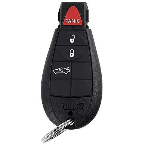 Key Fob Compatible for 2008-2010 Chrysler 300, 2008-2012 Dodge Challenger, 2008-2012 Dodge Charger, SaverRemotes 4 Button Remote Control Replacement for M3N5WY783X IYZ-C01C