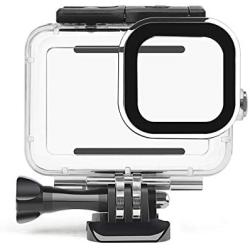 Onelen Waterproof Housing Case for Gopro Hero 9(Black), Underwater Diving Protective Shell 60M/196FT with Quick Release Mount and Thumbscrew Protective for Gopro Hero 9 Action Camera