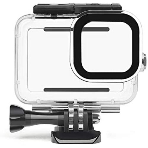 Onelen Waterproof Housing Case for Gopro Hero 9(Black), Underwater Diving Protective Shell 60M/196FT with Quick Release Mount and Thumbscrew Protective for Gopro Hero 9 Action Camera