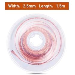 6 Pieces Solder Wicks No-Clean Solder Braided Wicks Desoldering Wicks, 1.5 meter Length (Blue, 0.1 Inch Width)