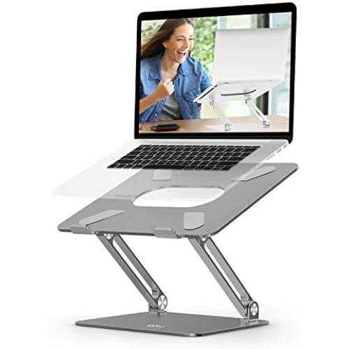Laptop Stand, EPN Laptop Riser with Heat-Vent to Elevate Laptop, Adjustable Desktop Holder Compatible for MacBook Pro/Air, Surface Laptop, Dell XPS, HP, Samsung and Other 11-17 Inch Notebook