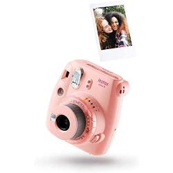 Fujifilm instax Mini 9 Instant Film Camera (Clear Pink) Special Edition w/Color Filters