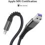 (2pack) iPhone Charger 3ft for Apple MFi Certified, Lightning Cable 3 feet Charging Cables, Fast iPhone USB Cord for iPhone 11/11Pro/11Max/ X/XS/XR/XS Max/8/7/6/5S/SE/iPad Mini Air (Grey)