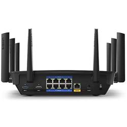 Linksys EA9500 Tri-Band Wi-Fi Router for Home (Max-Stream AC5400 MU-Mimo Fast Wireless Router), Black