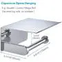 APLusee Toilet Paper Holder with Phone Shelf Polished Chrome, SUS 304 Stainless Steel Bathroom Accessories Tissue Roll Dispenser Storage Wall Mounted APLusee Toilet Paper Holder with Phone Shelf Polished Chrome, SUS 304 Stainless Steel Bathroom Accessories Tissue Roll Dispenser Storage Wall Mounted