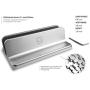 Adjustable Laptop Stand Dock | Compatible with All Laptops | Vertical Modern Aluminum Custom Fit Desktop Space-Saving & Portable (Silver)