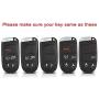 ROYALFOX 3 4 5 Buttons Silicone Carbon Fiber Smart Key Fob case Cover for Jeep Cherokee Compass Renegade Grand Cherokee, Dodge Charger Challenger Dart Journey Durango Grand Caravan RAM (Carbon Fiber)