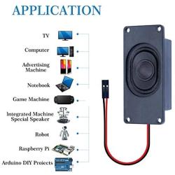CQRobot Speaker 3 Watt 4 Ohm Compatible with Arduino Motherboard, 2.54mm Dupont Interface. It is Ideal for a Variety of Small Electronic Projects.