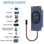 CQRobot Speaker 3 Watt 4 Ohm Compatible with Arduino Motherboard, 2.54mm Dupont Interface. It is Ideal for a Variety of Small Electronic Projects.