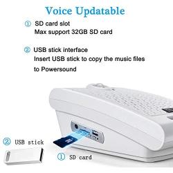 Barking Dog Alarm Motion Activated Alarm PIR Motion Sensor Activated Voice Recordable Audio Player for Homes,New Year, Public Place,Supermarket,Vending Machine,Construction Site Safety Reminder