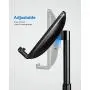 Nulaxy Phone Stand, Height Angle Adjustable Cell Phone Stand, Phone Holder for Desk Compatible with iPhone12 Mini 11 Pro Xs Xs Max Xr X 8 7 6 6s Plus, All Smartphones (4-8 inches) - Black