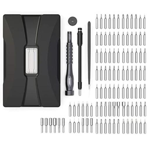 SUQIAOQIAO 106-In-1 Precision Screwdriver Set, Screwdriver Bit Repair Tool Kit with Magnetic Ring, Household Electronic Product Disassembly Tool