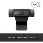 Logitech C920 Hd Pro Webcam (Black) Black