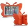 iPad case for Kids, Feitenn 3D Cartoon Butterfly Non-Toxic EVA Light Weight Kid Proof Shockproof case with Kickstand for ipad 5/ ipad 6 /ipad pro 9.7/ New iPad 2017 case (Orange)