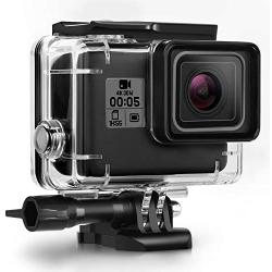 Kupton Housing Case Compatible with GoPro Hero 7 Hero 6 Hero 5 Black Hero 2018 Waterproof Case Diving Protective Housing Shell 45m with Bracket Accessories, Compatible with Go Pro Hero7 Hero6 Hero5