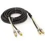 Sundown Audio 12 Ft Saz 2 Channel Solid 100% OFC Copper Twisted RCA Wire
