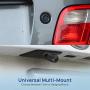 Universal Multi-Mount Rear View Camera - Marine Grade Waterproof Built-in Distance Scale Lines Backup Parking/Reverse Assist Flush or Hang Mount Cam w/ 420 TVL Resolution & RCA Output - Pyle PLCM24IR
