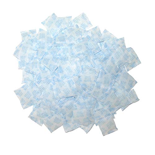100 Packets 2 Gram Silica Gel Desiccant Moisture Absorber Dehumidifier Food Contact Safe