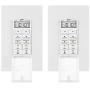 UltraPro 24-Hour Digital In-Wall Timer 2 Pack, 4 Programmable, Override Button, Door Cover, Presets/Countdown, Ideal for Indoor, Lamps, LED, Seasonal Lighting, 47941