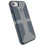 Speck Products CandyShell Grip iPhone SE 2020 Case/iPhone 8/7/6S/6 - Gravel Grey/DEEP Sea Blue - 110203-7294