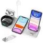 Sowsusui Wireless Charger, 6 in 1 Wireless Fast Charging Station for Apple Watch/AirPods Pro/iPhone 12 Series/SE 2020/iPhone X/XS/XS Max/XR/8/8 Plus/iPhone 11/11 Pro/11 Pro Max Samsung S20/S10 Sowsusui Wireless Charger, 6 in 1 Wireless Fast Charging Station for Apple Watch/AirPods Pro/iPhone 12 Series/SE 2020/iPhone X/XS/XS Max/XR/8/8 Plus/iPhone 11/11 Pro/11 Pro Max Samsung S20/S10