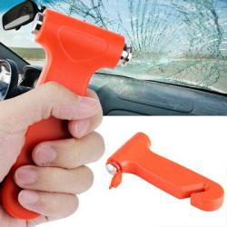 Super-Cute Safety Hammer for Women, Auto Glass Window Breaker and Seat Belt Cutter Emergency Escape Tool for Womens Safety, Child Safety, Family Rescue in Vehicle Roadside Emergency